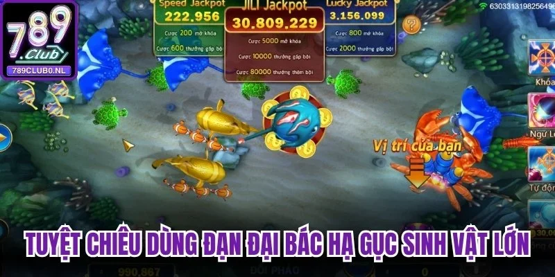 Tuyệt chiêu dùng đạn đại bác hạ gục sinh vật lớn