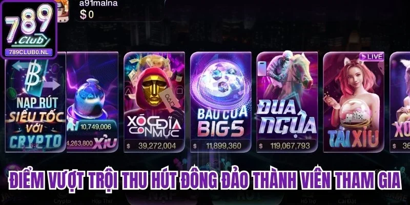 Điểm vượt trội thu hút đông đảo thành viên tham gia