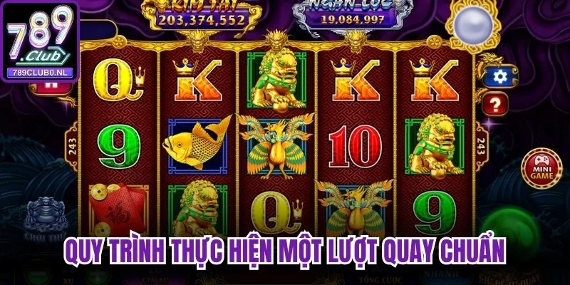 Quy trình thực hiện một lượt quay chuẩn