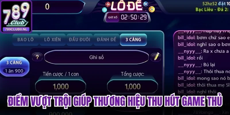 Một số điểm vượt trội giúp thương hiệu thu hút game thủ
